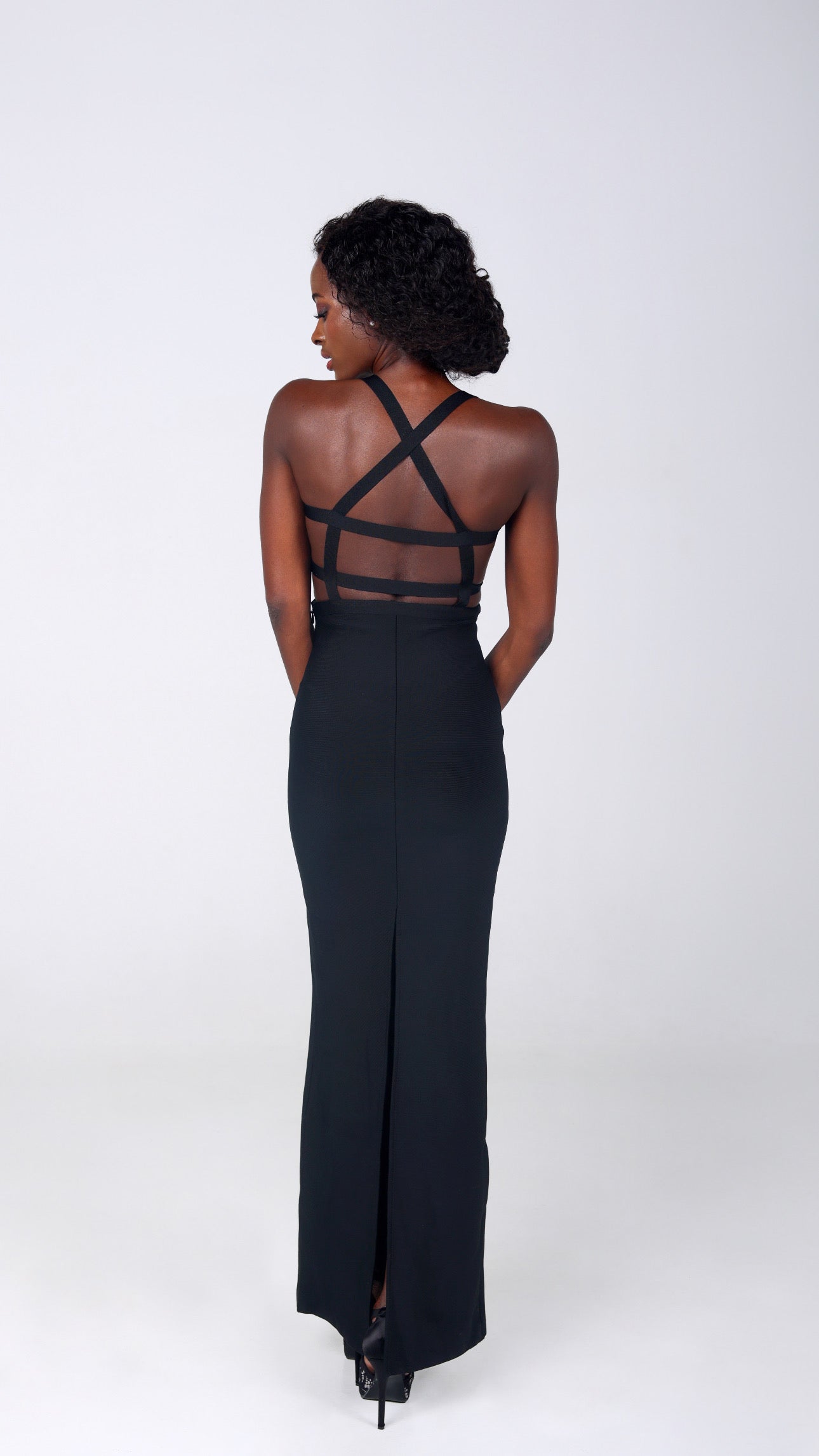 LINDA  BANDAGE MAXI DRESS