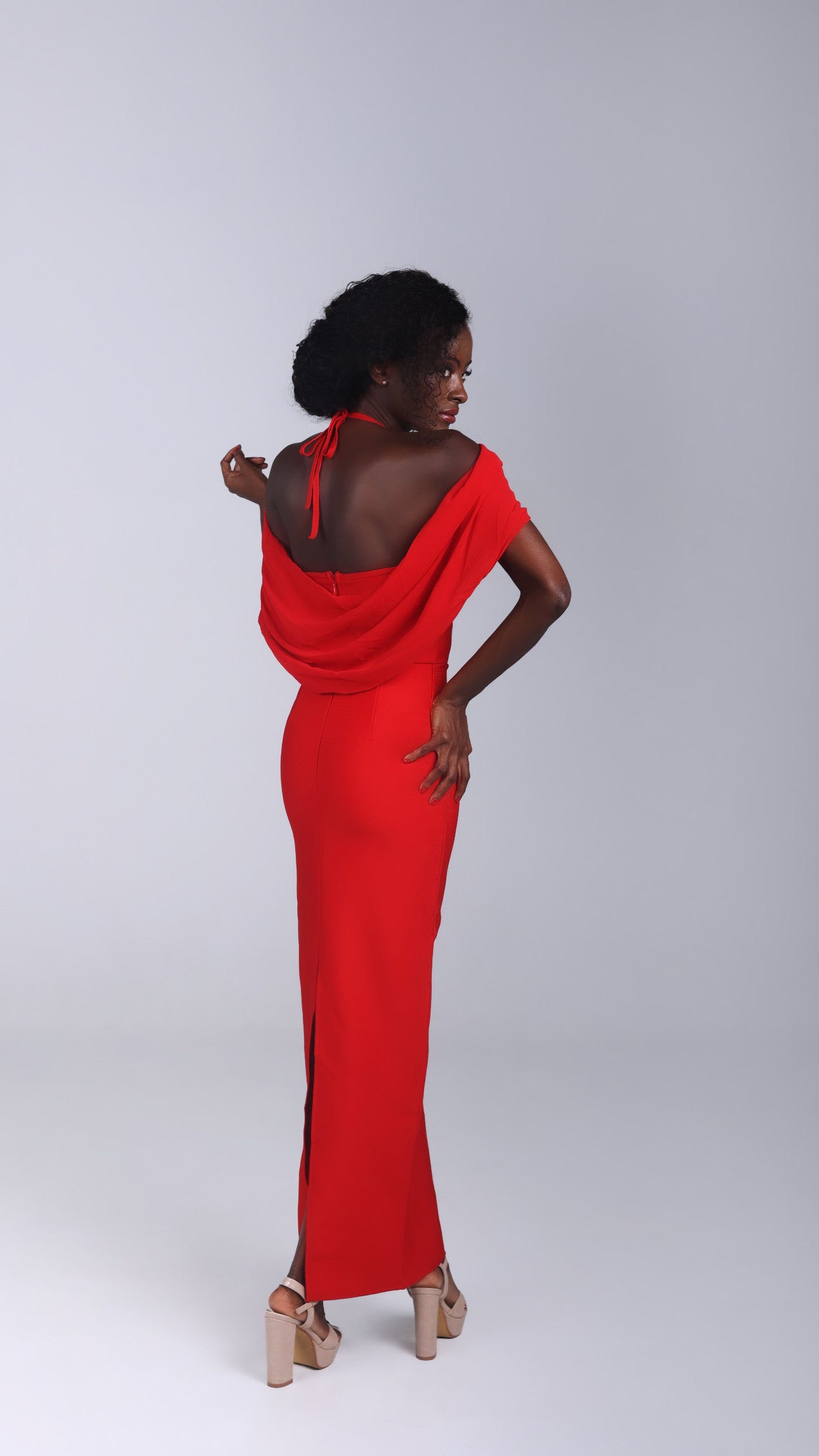 WEMI MAXI BANDAGE DRESS